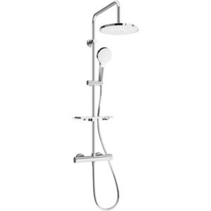 MEXEN/S - KT05 Sprchový stĺp s termostatickou batériou, chróm / biela 771500593-00 vyobraziť