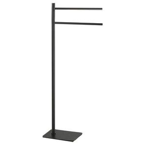 Gedy - ARTU Stojan na uteráky, hranatý, černá mat 113114 vyobraziť