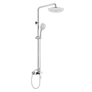 Mereo Eve sprchová batéria s hlavovou guľatou sprchou, biela CBE60104SHE vyobraziť