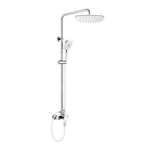 Mereo Dita sprchová batéria s hlavovou hranatou sprchou, biela CBE60104SJD vyobraziť