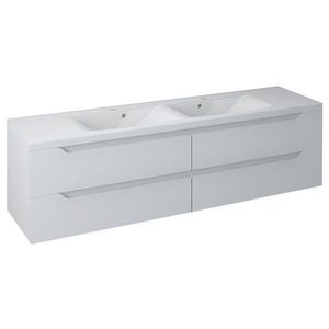 SAPHO - WAVE dvojumývadlová skrinka 179, 7x50x47, 8cm, biela WA180-3030 vyobraziť