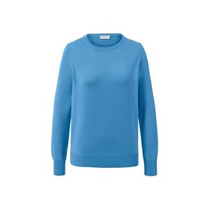 Pulóver z jemného úpletu s merino vlnou, svetlomodrý vyobraziť