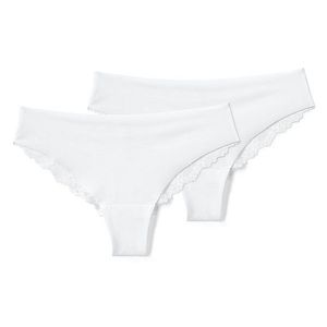 Brazílske nohavičky tangá »Magic Cut«, 2 ks, biele vyobraziť