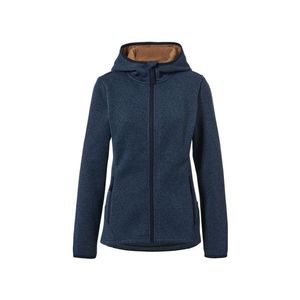 Bunda z pleteného flaušu, tmavomodrá vyobraziť