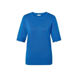 Pulóver z jemného úpletu, kobaltovomodrý vyobraziť