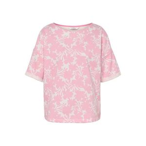 Dámska mikina s potlačou, ružová vyobraziť