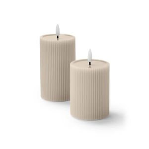LED sviečky s výplňou so skutočného vosku, 2 ks vyobraziť