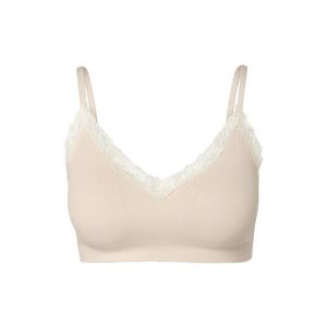 Bezšvová podprsenka, krémová vyobraziť