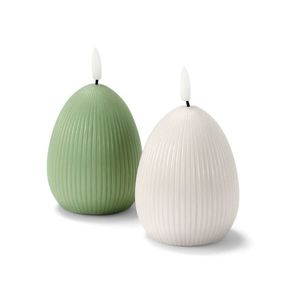 Sviečky z pravého vosku s LED diódou, 2 ks vyobraziť