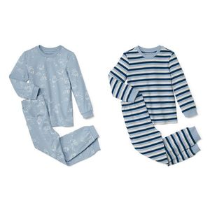 Detské pyžamá, 2 ks, modré vyobraziť