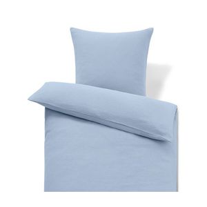 Mušelínová posteľná bielizeň, svetlomodrá, štandardná veľkosť vyobraziť