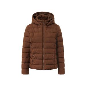 Prešívaná bunda s kapucňou, koňaková vyobraziť