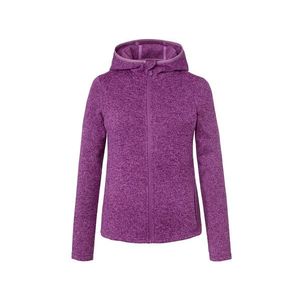 Bunda z pleteného flaušu, vínová vyobraziť