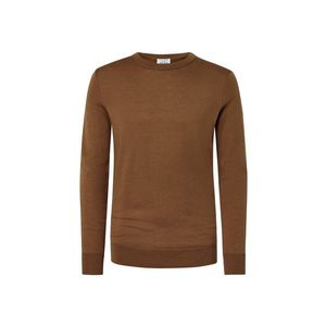 Pulóver z merino vlny, koňakový vyobraziť