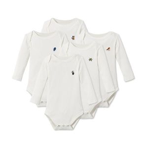 Body s dlhým rukávom, 5 ks vyobraziť