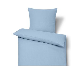 Ľanová posteľná bielizeň, svetlomodrá, štandardná veľkosť vyobraziť