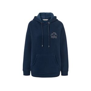 Mikina s kapucňou, tmavomodrá vyobraziť