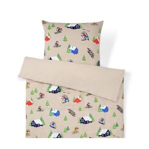 Posteľná bielizeň z jemného biberu »Mickey and Friends«, štandardná veľkosť vyobraziť