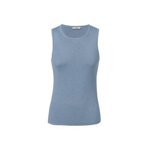 Pletený top, dymovomodrý vyobraziť