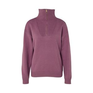 Sveter s golierom na zips vyobraziť