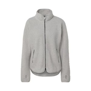 Bunda z hebkého flísu, sivá vyobraziť