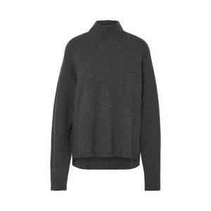 Hrubý pletený sveter z priadze soufflé, sivý vyobraziť