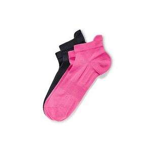 Profesionálne bežecké ponožky, 2 páry, čierne a fuksiové vyobraziť