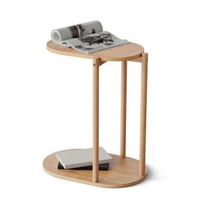 Bočný stolík z masívneho dreva vyobraziť