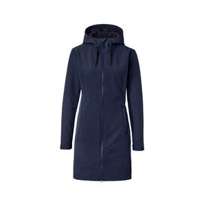 Softshellový kabát, modrý denim vyobraziť