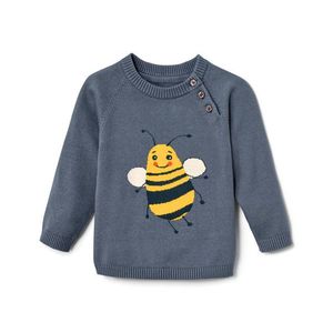 Detský pulóver z jemného úpletu vyobraziť