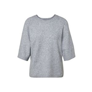 Pletený pulóver, sivý vyobraziť