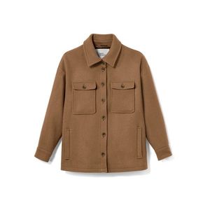 NAH/STUDIO bunda | recyklovaná vlna, farba ťavej srsti vyobraziť