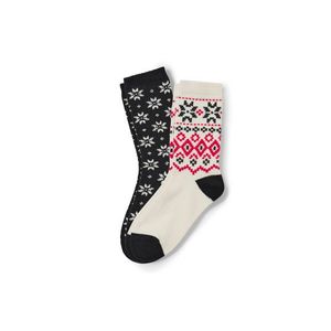 Ponožky s nórskym vzorom, 2 páry vyobraziť