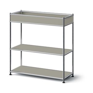 Kovová konzola »CN3 Slim Line« s poličkou, svetlosivá vyobraziť