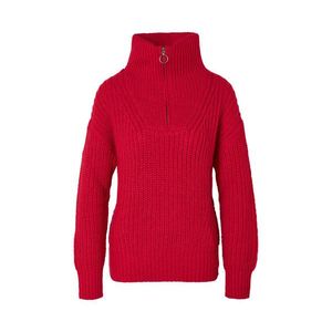 Hrubý pulóver s rozopínacím golierom vyobraziť