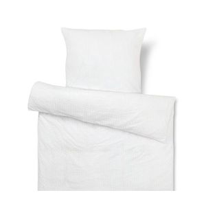 Krepová posteľná bielizeň, biela, štandardná veľkosť vyobraziť