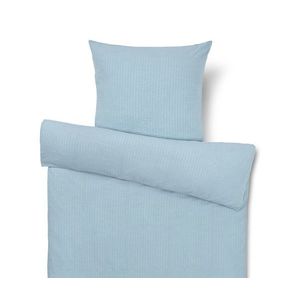 Krepová posteľná bielizeň, svetlomodrá, štandardná veľkosť vyobraziť