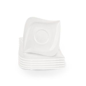 Orion Súprava porcelánových podšálok Mona Musica, 12 x 12 cm, 6 ks vyobraziť