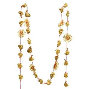 Slamená reťaz na vianočný stromček, 1, 8 m vyobraziť