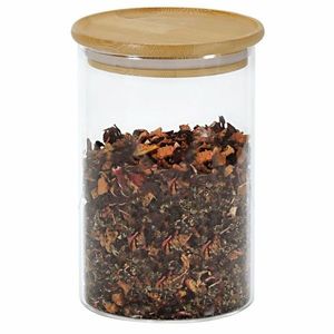 Sklenená nádoba s viečkom na cestoviny vyobraziť