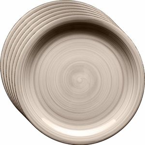 Mäser Súprava 6 plytkých tanierov Bel Tempo 27 cm, taupe vyobraziť