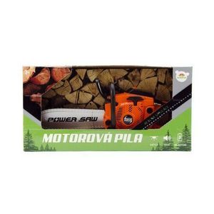 Teddies Motorová píla plast 40cm na batérie so zvukom v krabici 42x21, 5x11cm vyobraziť