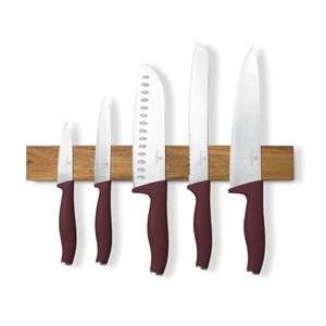BerlingerHaus Súprava nožov s agátovým magnetickým držiakom Leonardo, 6 ks vyobraziť