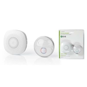 Nedis DOORB222CWT bezdrôtový zvonček, 230 V, biela vyobraziť