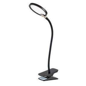 Rabalux 74199 stolná LED lampa s klipom Marcin, čierna vyobraziť