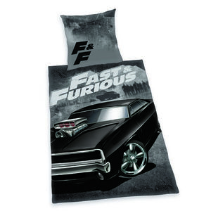 Herding Bavlnené obliečky Fast and Furious, 135 x 200 cm, 80 x 80 cm vyobraziť