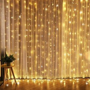 Solight Okenný vianočný záves, 300 mini LED, 1, 5 x 1, 2 m, s časovačom vyobraziť
