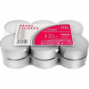 Sada čajových sviečok Maxi, 12 ks vyobraziť