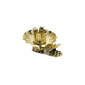 Orion Držiak na sviečky s klipom, pr. 1, 5 cm, 10 ks, zlatá vyobraziť