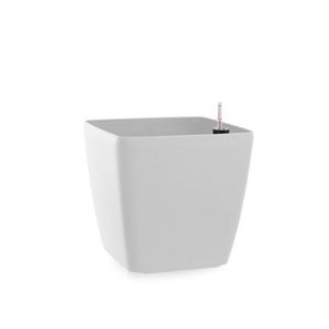 Flower Lover Samozavlažovací kvetináč Quadrato matt biela, 24 cm, 24 cm vyobraziť